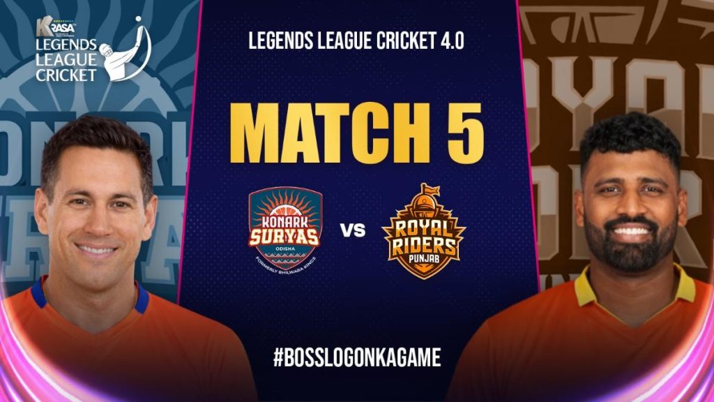 Konark Suryas Odisha vs Royal Riders Punjab Match 5 Highlights & Recap